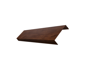 картинка Ламель обратная 100 забора жалюзи Texas 0,45 Print-Double Premium Cherry Wood Dark F Центр Кровли