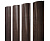 Штакетник Полукруглый Slim с прямым резом 0,45 Print-Double Elite Antique Wood Центр Кровли