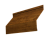 Ламель забора жалюзи Milan 0,45 Print-Double Elite с пленкой Golden Wood Центр Кровли