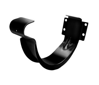 картинка Крюк короткий 125мм Optima RAL 9005 черный Центр Кровли