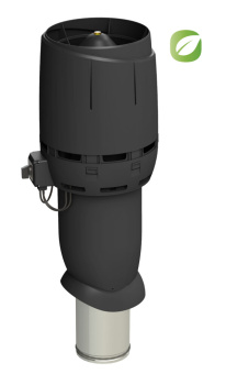 картинка Вентилятор Vilpe Flow Eсo160Р/700 черный Центр Кровли