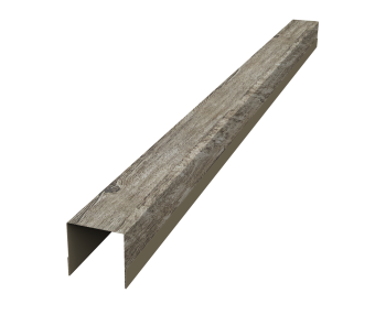 картинка Планка вертикальная обратная для горизонтального монтажа штакетника 0,45 Print Elite Nordic Wood TwinColor (2,5м) Центр Кровли