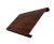 Ламель лицевая 200 забора жалюзи Texas 0,45 Print-Double Premium с пленкой Cherry Wood Dark F Центр Кровли