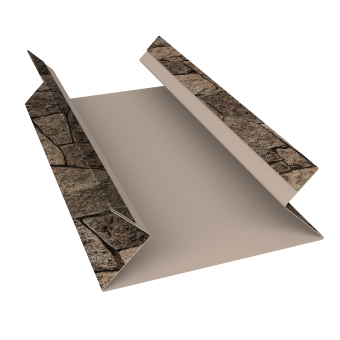 фото Планка угла внутреннего составная верхняя 0,45 Print Elite King Stone TwinColor (2м) Центр Кровли картинка Планка угла внутреннего составная верхняя 0,45 Print Elite King Stone TwinColor (2м) Центр Кровли