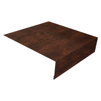 картинка Планка околооконная простая 200х50 0,45 Print-Double Premium Cherry Wood Dark F (2м) Центр Кровли