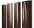 Штакетник Круглый с прямым резом 0,45 Print Elite Antique Wood TwinColor Центр Кровли