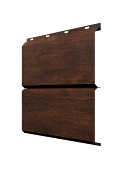 картинка ЭкоБрус 0,345 Grand Line 0,45 Print-Double Premium Cherry Wood Dark F Центр Кровли