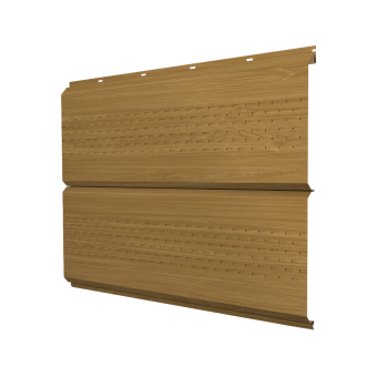 фото Софит ЭкоБрус new c перфорацией 0,45 Print Elite Honey Wood TwinColor Центр Кровли картинка Софит ЭкоБрус new c перфорацией 0,45 Print Elite Honey Wood TwinColor Центр Кровли