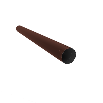 картинка Труба круглая Optima 150 мм 1м RAL 8017 Центр Кровли