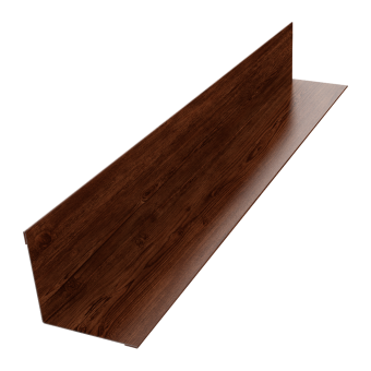 картинка Угол внутренний 40х40 0,45 Print Elite Cherry Wood TwinColor (3м) Центр Кровли