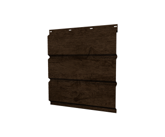 картинка Софит металлический полная перфорация 0,45 Print Elite с пленкой Antique Wood TwinColor Центр Кровли
