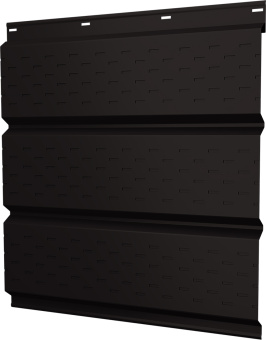 фото Софит металлический Классик v02 Grand Line полная перфорация 0,5 Satin Matt RR 32 темно-коричневый Центр Кровли картинка Софит металлический Классик v02 Grand Line полная перфорация 0,5 Satin Matt RR 32 темно-коричневый Центр Кровли