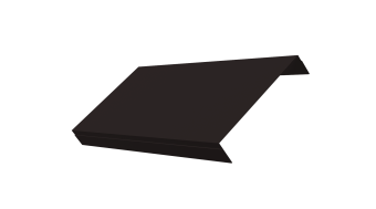 картинка Ламель обратная 150 забора жалюзи Texas 0,45 Drap-double TX RAL 9005 черный Центр Кровли