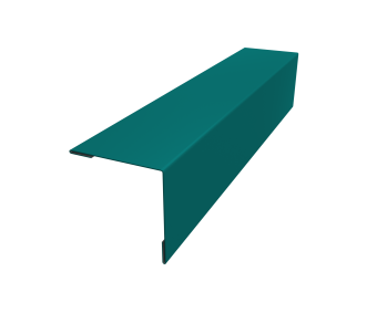 картинка Планка завершающая 50х50 жалюзи Milan 0,45 PE RAL 5021 водная синь (2,5м) Центр Кровли