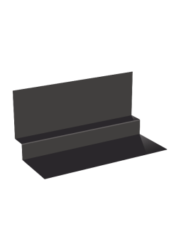 фото Планка внутреннего угла для сайдинга Бетэко Клик RAL 8019 3м Центр Кровли картинка Планка внутреннего угла для сайдинга Бетэко Клик RAL 8019 3м Центр Кровли