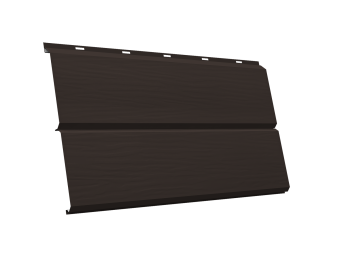 картинка ЭкоБрус new 3D 0,5 Satin RR 32 темно-коричневый Центр Кровли