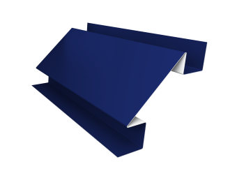 фото Планка угла внутреннего сложного Экобрус Grand Line 0,45 PE с пленкой RAL 5002 ультрамариново-синий (2м) Центр Кровли картинка Планка угла внутреннего сложного Экобрус Grand Line 0,45 PE с пленкой RAL 5002 ультрамариново-синий (2м) Центр Кровли