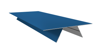 фото Планка стыковочная составная верхняя 0,45 PE lite с пленкой RAL 5005 сигнальный синий (3м) Центр Кровли картинка Планка стыковочная составная верхняя 0,45 PE lite с пленкой RAL 5005 сигнальный синий (3м) Центр Кровли