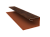Планка П-образная завершающая сложная (КД) 0,45 Print Premium Cherry Wood Dark FTC (3м) Центр Кровли