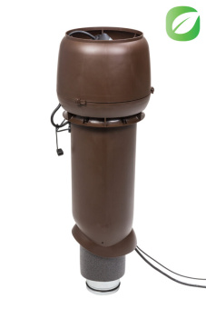 картинка Вентилятор Vilpe Eco190P 125/700 коричневый Центр Кровли