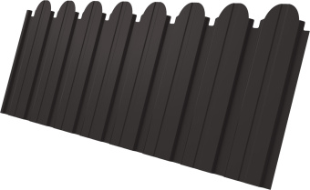 фото Профнастил С10В фигурный Grand Line 0,5 GreenCoat Pural БТ матовый RR 32 темно-коричневый (RAL 8019 серо-коричневый) Центр Кровли картинка Профнастил С10В фигурный Grand Line 0,5 GreenCoat Pural БТ матовый RR 32 темно-коричневый (RAL 8019 серо-коричневый) Центр Кровли