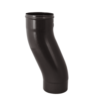 фото S-обвод GL PU 90 мм RR 32 темно-коричневый Центр Кровли картинка S-обвод GL PU 90 мм RR 32 темно-коричневый Центр Кровли