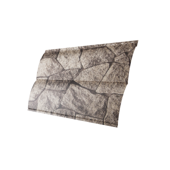 картинка Блок-хаус new Grand Line 0,45 Print Elite King Stone TwinColor Центр Кровли