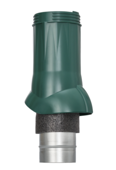 картинка Выход вентиляционный Gervent изолированный 125/160мм серия Static зеленый Центр Кровли