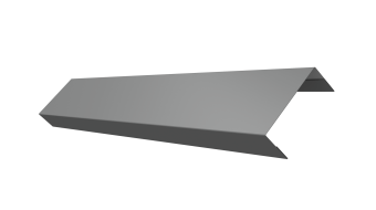 картинка Ламель обратная 50 забора жалюзи Texas 0,45 PE с пленкой RAL 9006 бело-алюминиевый Центр Кровли