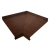 Угол отлива внутренний 250 0,45 Print Elite с пленкой Choco Wood TwinColor Центр Кровли