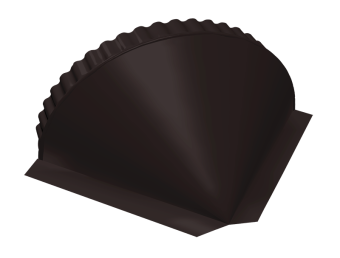 картинка Заглушка конусная 0,5 PurPro Matt 275 RAL 9005 черный Центр Кровли