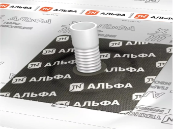 картинка Манжета уплотнительная ТехноНиколь Альфа Протект XL самоклеящаяся (коробка 10шт) Центр Кровли