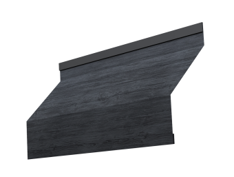 картинка Ламель забора жалюзи Milan new 0,45 Print Premium Grey Wood TwinColor Центр Кровли