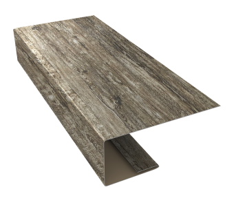 картинка J-Профиль 18мм 0,45 Print Elite Nordic Wood TwinColor (2м) Центр Кровли