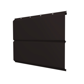 картинка ЭкоБрус new 0,5 Satin Matt RAL 9005 черный Центр Кровли