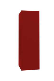 картинка Кожух прямой д500/ш500/в1000 0,5 Satin с пленкой RAL 3011 коричнево-красный Центр Кровли