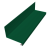 Планка примыкание нижнее к трубе для Кликфальц Pro 0,7 PE с пленкой RAL 6005 зеленый мох (3м) Центр Кровли