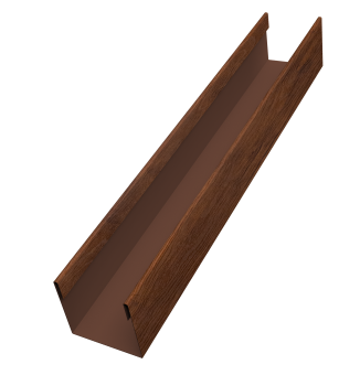 картинка Стойка жалюзи Milan Slim 0,45 Print-double Premium Golden Wood Fresh (2м) Центр Кровли