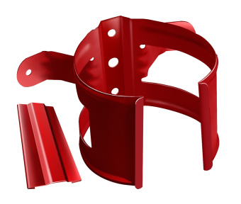 картинка Кронштейн трубы на дерево 90мм RAL 3011 коричнево-красный Центр Кровли