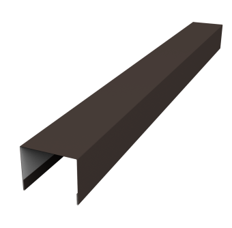 картинка Крышка жалюзи Palermo 0,5 Satin Matt RR 32 темно-коричневый (2м) Центр Кровли