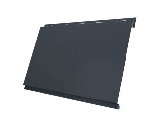 картинка Софит Вертикаль 0,2 Grand Line classic 0,5 PE с пленкой RAL 7024 мокрый асфальт Центр Кровли