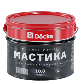 картинка Мастика Docke для гибкой черепицы 10л Центр Кровли