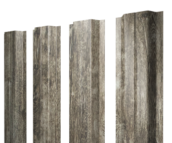 фото Штакетник П-образный A с прямым резом 0,45 Print Elite Nordic Wood TwinColor Центр Кровли картинка Штакетник П-образный A с прямым резом 0,45 Print Elite Nordic Wood TwinColor Центр Кровли