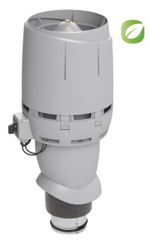 картинка Вентилятор Vilpe Flow Eсo125Р/500 светло-серый Центр Кровли