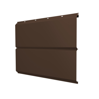 картинка ЭкоБрус new 0,45 Drap RAL 8017 шоколад Центр Кровли