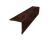 Планка завершающая 50х50 жалюзи Milan 0,45 Print Elite Cherry Wood TwinColor (3м) Центр Кровли