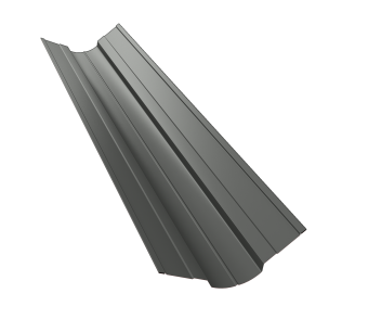 фото Планка ендовы верхней фигурной 70x70 0,45 PE с пленкой RAL 7005 мышино-серый (3м) Центр Кровли картинка Планка ендовы верхней фигурной 70x70 0,45 PE с пленкой RAL 7005 мышино-серый (3м) Центр Кровли