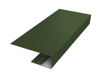 картинка J-Профиль 12мм 0,5 Satin Matt TX RAL 6020 хромовая зелень (3м) Центр Кровли
