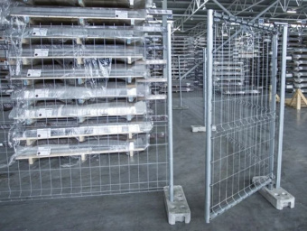 картинка Калитка временного ограждения EURO 1,95x1,2 Zn Центр Кровли