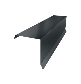 картинка Планка торцевая 95х95 0,45 PE-Double с пленкой RAL 7016 антрацитово-серый (2м) Центр Кровли